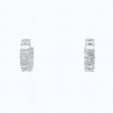 Kendall Radiant Lab-Grown Diamond Hoops