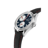 Alpiner Black with Red Stitching Watch
