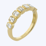 Madalyn Emerald Cut Diamond Band