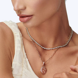 Oval Moon & Star Locket