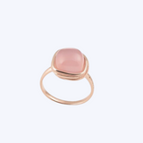 Ring Santorini - Pink Chalcedony