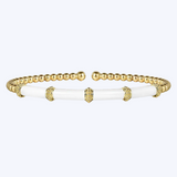 Bujukan Beads Split Bangle with Enamel