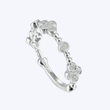 Bezel Set Diamond Quatrefoil Ring
