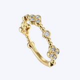 Bezel Set Diamond Quatrefoil Ring