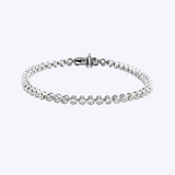 3.50ctw Lab-Grown Diamond Bezel Tennis Bracelet