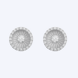 Mystar White Ice Gold Earrings