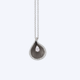 Premiere Series Black Lava Gold Diamond Pendant Necklace