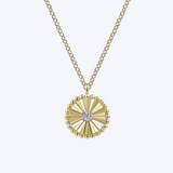 Bujukan Diamond Cut Pendant Necklace