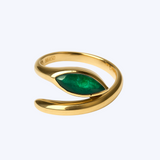 Emerald "Snake" Ring