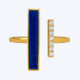 Miranda Lapis and Diamond Ring