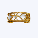 Victoria Diamond and Mother of Pearl Ring