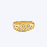 Scattered Diamond Dome Band