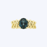 Crisscross Sapphire Ring