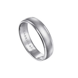 Elijah 6mm Men's Wedding Band in Sandblast Finish