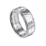 Thomas 8mm Hammered Men's Wedding Band