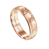 Joshua 6mm Hammered Finish Men's Wedding Band