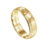 Joshua 6mm Hammered Finish Men's Wedding Band