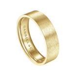 Theodore 6mm Men's Wedding Band in Horizontal Brush Finish