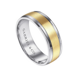 Gabriel 7mm Men's Wedding Band in Satin Finish