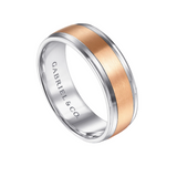 Gabriel 7mm Men's Wedding Band in Satin Finish