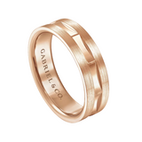 Elias 6mm Interwoven Men's Wedding Band in Brushed and Satin Finish