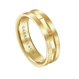 Elias 6mm Interwoven Men's Wedding Band in Brushed and Satin Finish