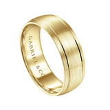 Andrew 7mm Men's Wedding Band in Satin Finish