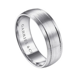 Andrew 7mm Men's Wedding Band in Satin Finish