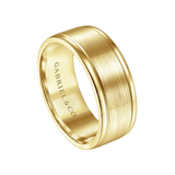 Emmett 8mm Men's Wedding Band in Satin Finish