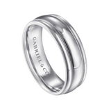William 7mm Men's Wedding Band in High Polished Finish