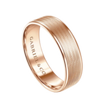 Jacob 6mm Men's Wedding Band in Brushed Finish