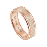 Matteo 6mm Men's Wedding Band in Sand Blast Finish