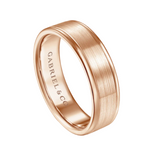 Landon 6mm Men's Wedding Band in Satin Finish