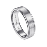 Landon 6mm Men's Wedding Band in Satin Finish