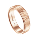 George 6mm Hammered Men's Wedding Band