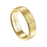 George 6mm Hammered Men's Wedding Band