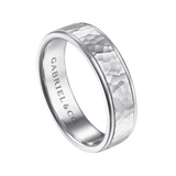 George 6mm Hammered Men's Wedding Band