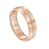 Owen 6mm Men's Wedding Band in Satin Finish