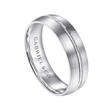 Owen 6mm Men's Wedding Band in Satin Finish