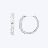 Penni Diamond Hoop Earrings