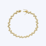 Bubble Bezel Diamond Tennis Bracelet