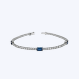 Sonya Sapphire and Diamond Bracelet
