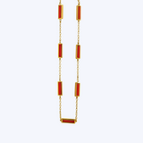 Inlay Bar Station Necklace