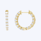 Inside/Out Lab-Grown Diamond Huggies