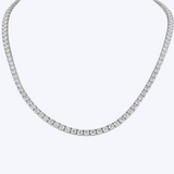 21.26ctw Lab-Grown Diamond Tennis Necklace