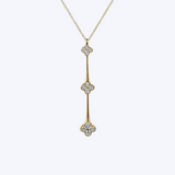 Bea Graduating Cluster Diamond Necklace