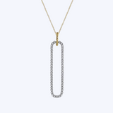 Gabriella 2-Tone Bujukan Diamond Necklace
