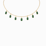 Essie Emerald Dangle Necklace