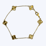 Emily Petite Clover Station Bracelet