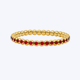 Passion Ruby Stretch Bezel Bracelet